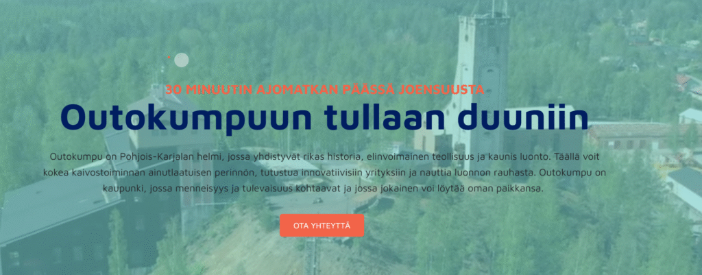banneri, josta pääsee outokumpuun.fi-sivustolle.