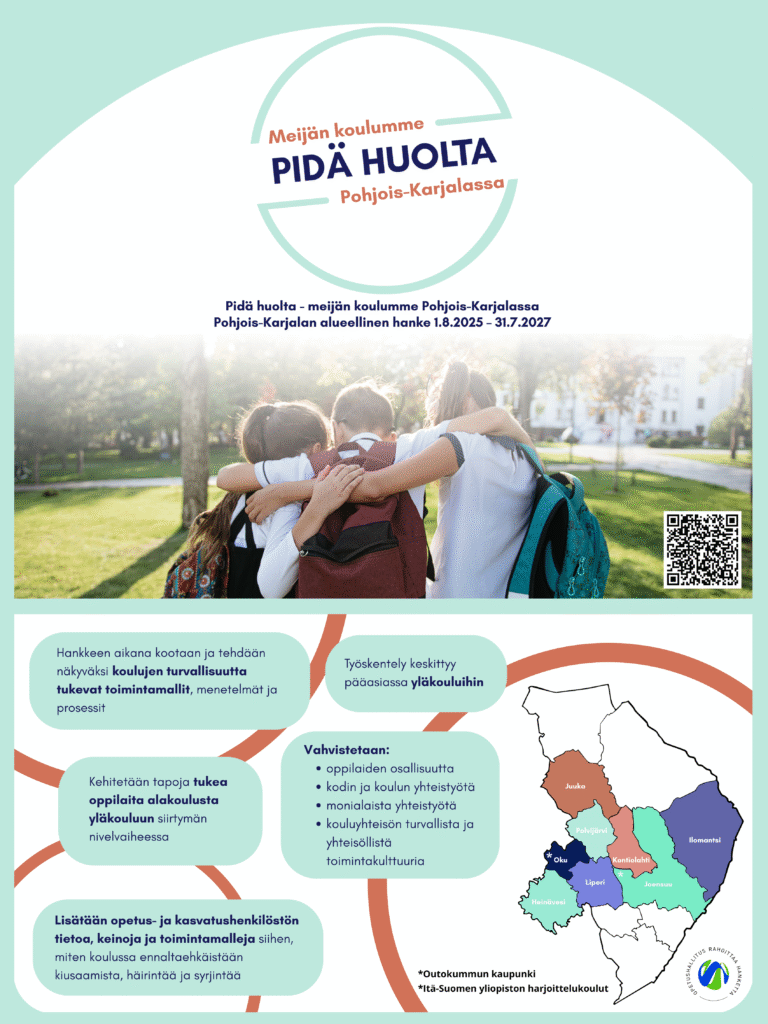 Pidä huolta -hankkeen posteri