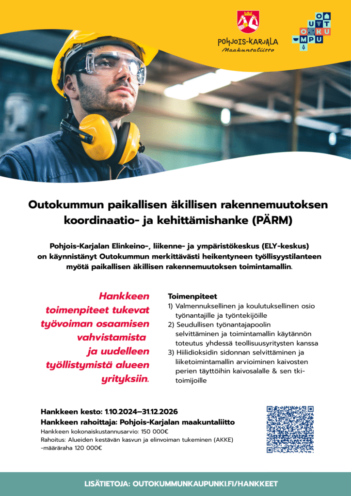 Outokummun paikallisen äkillisen rakennemuutoksen koordinaatio- ja kehittämishanke (PÄRM) 2026