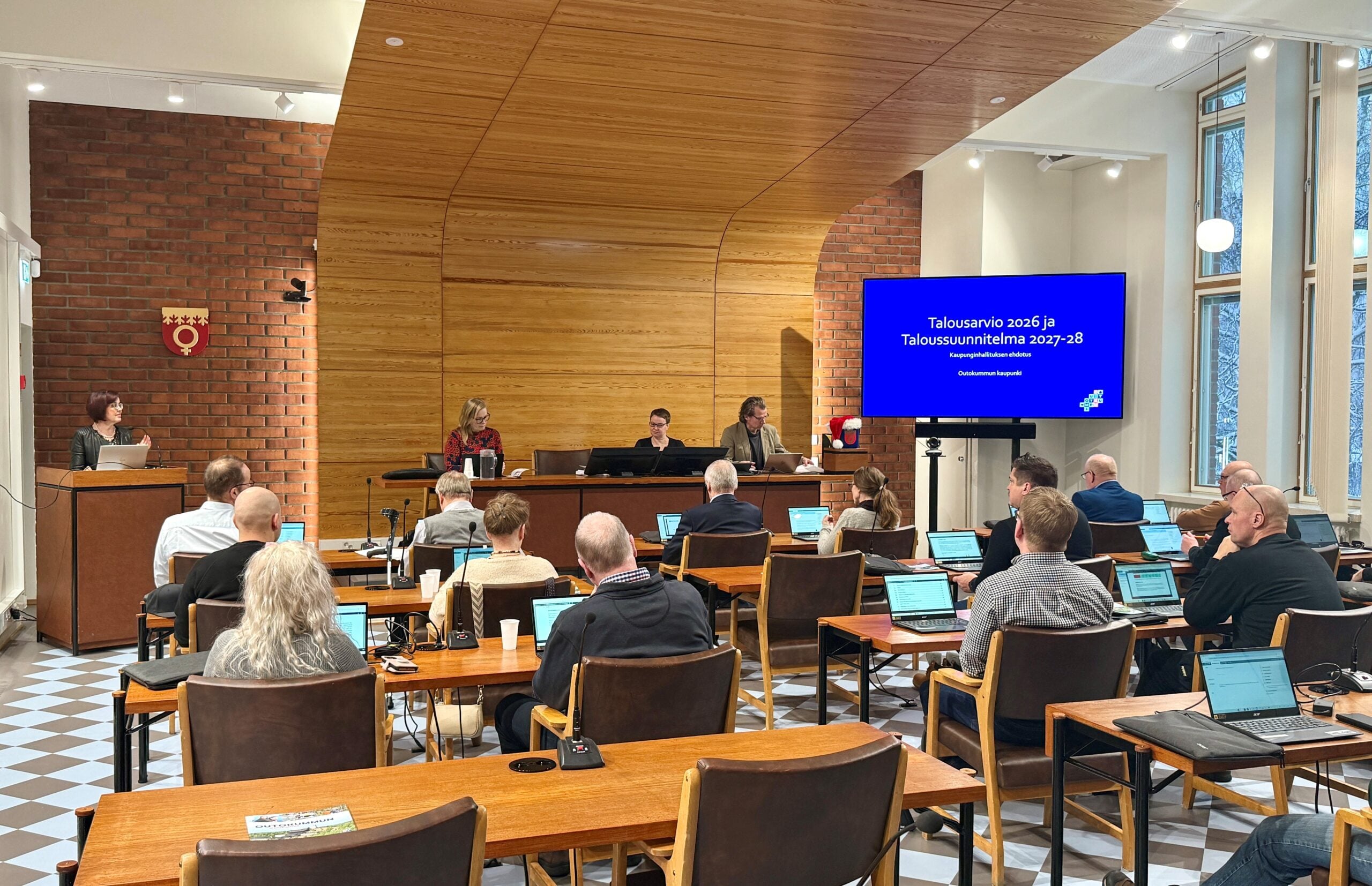 Vuoden viimeisessä kokouksessaan valtuusto hyväksyi vuoden 2026 talousarvion