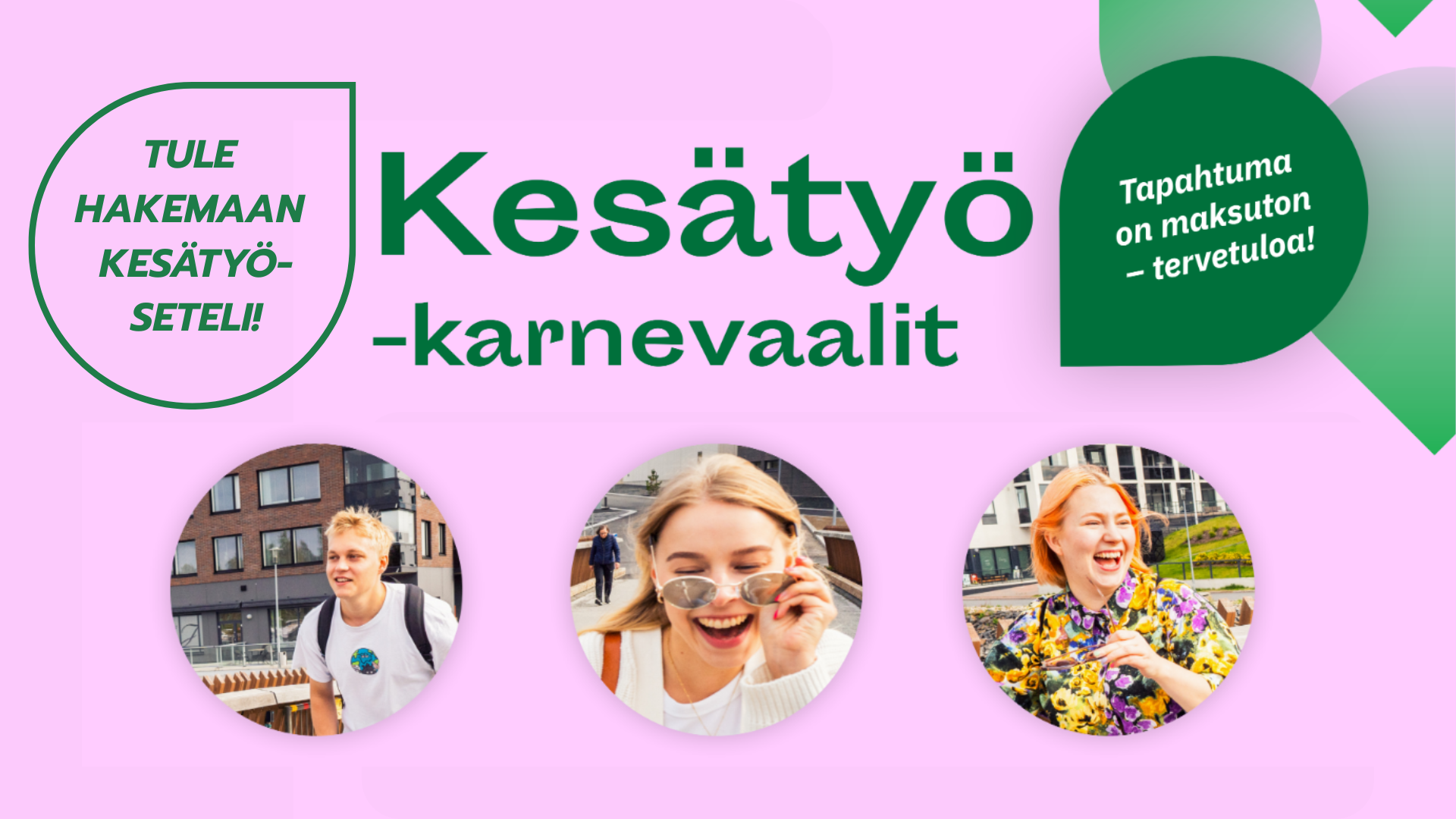 Kesätyöseteli tukee nuoria kesätyön haussa — infoa tarjolla Kesätyö-karnevaalissa!