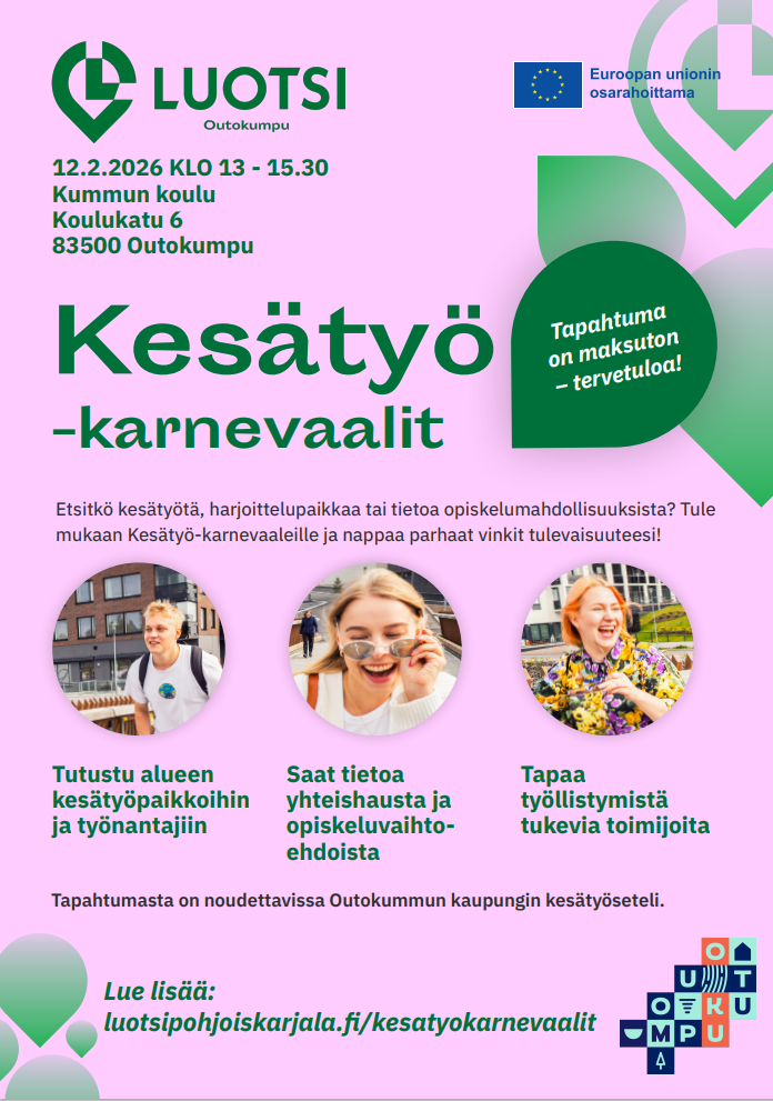 kesätyökarnevaalit juliste