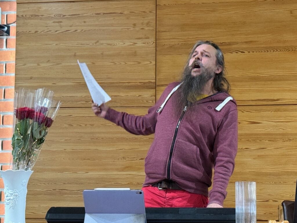 Tilaisuuden musiikista vastasi Markus Maku Pulkkinen.