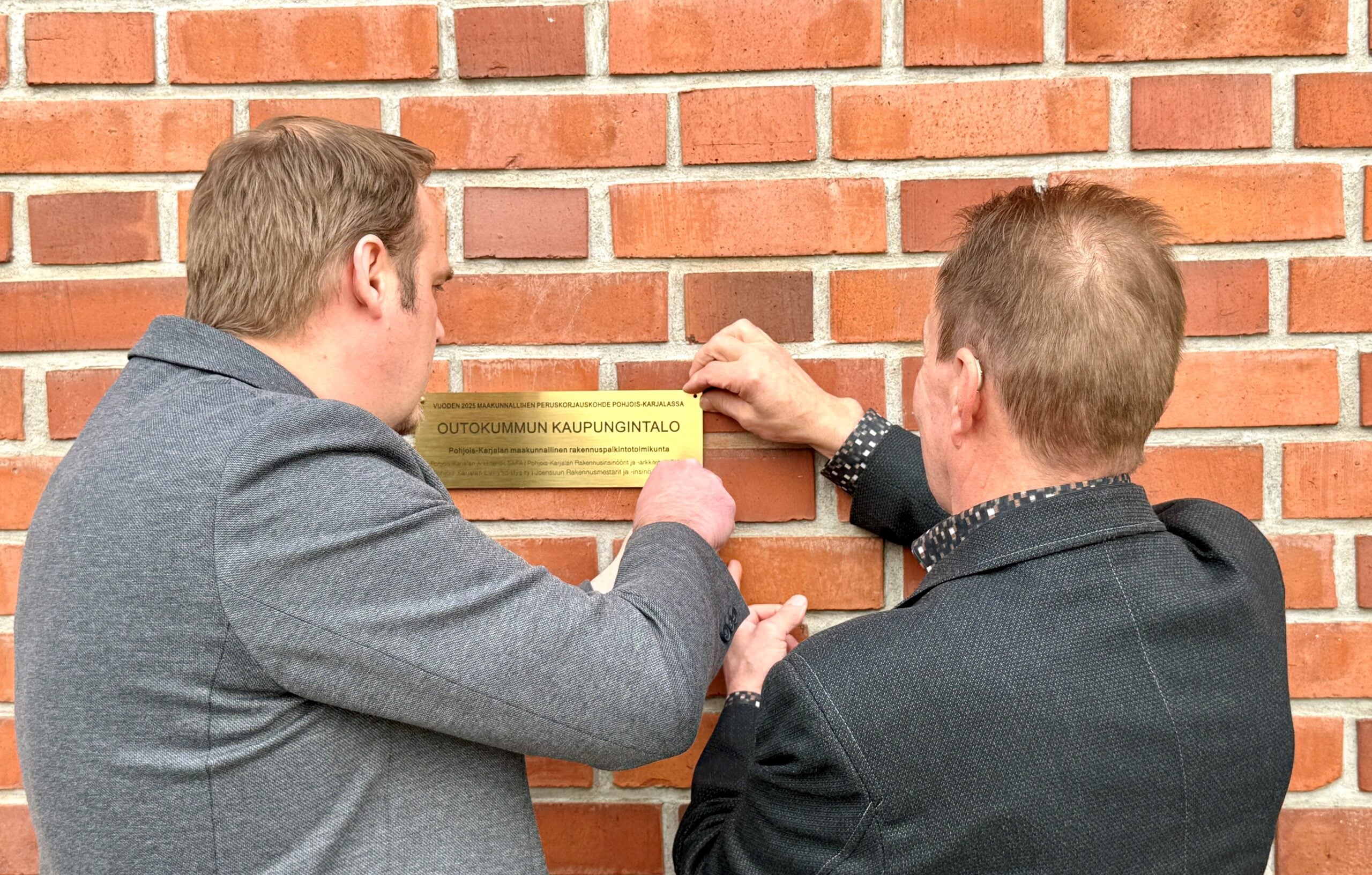 Outokummun kaupungintalo palkittiin maakunnallisena peruskorjauskohteena