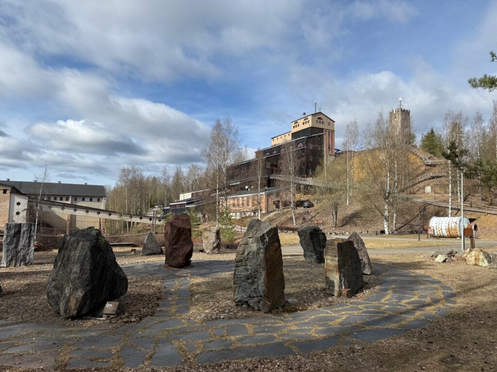 Vanha kaivos maisema