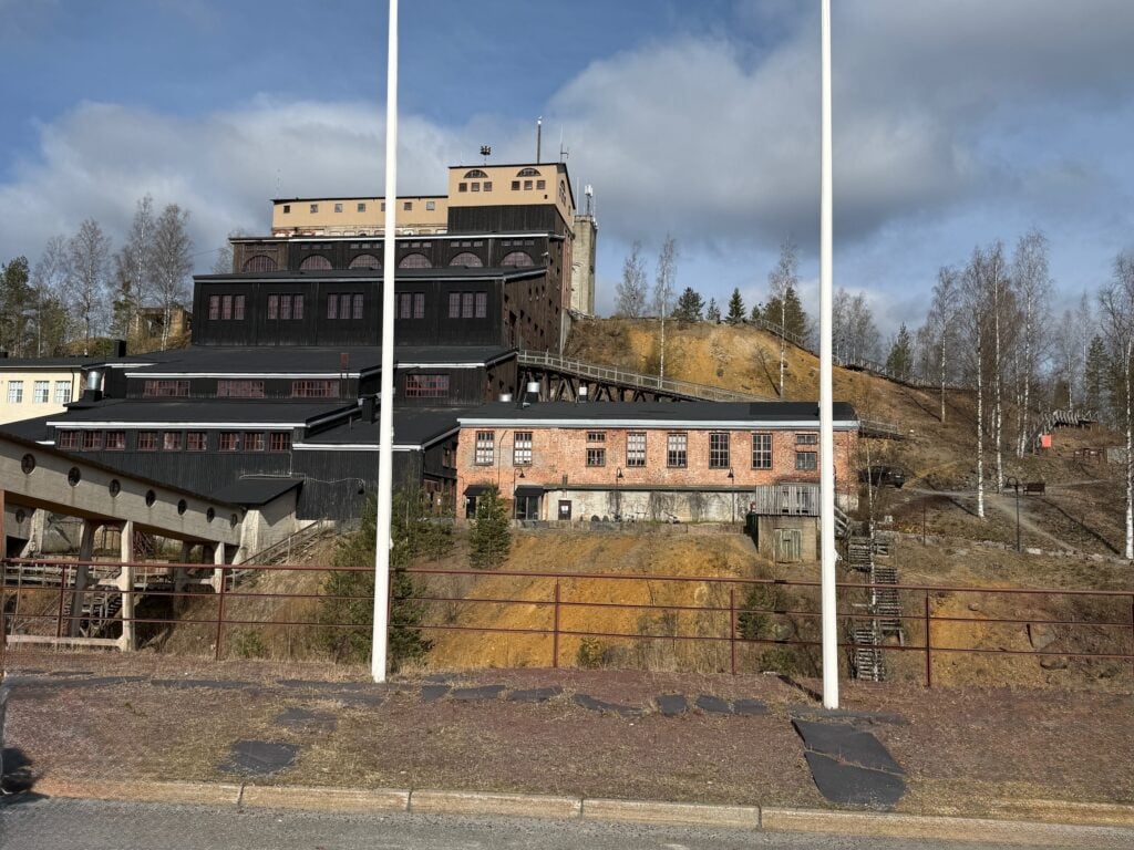 Vanha kaivos maisema