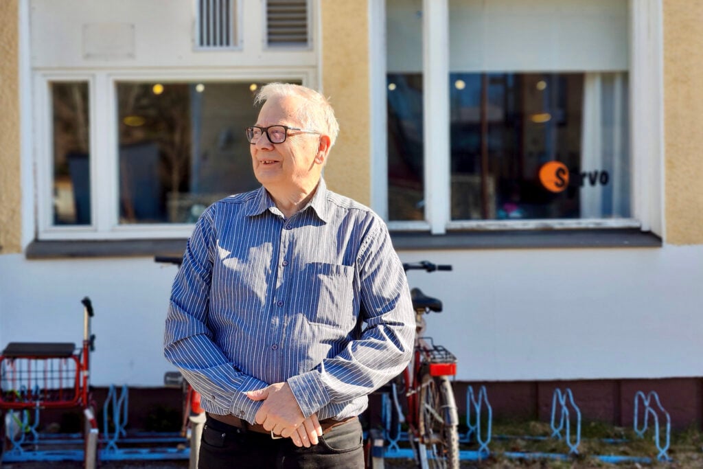 Yhdistyksen puheenjohtaja Lasse Pouhula