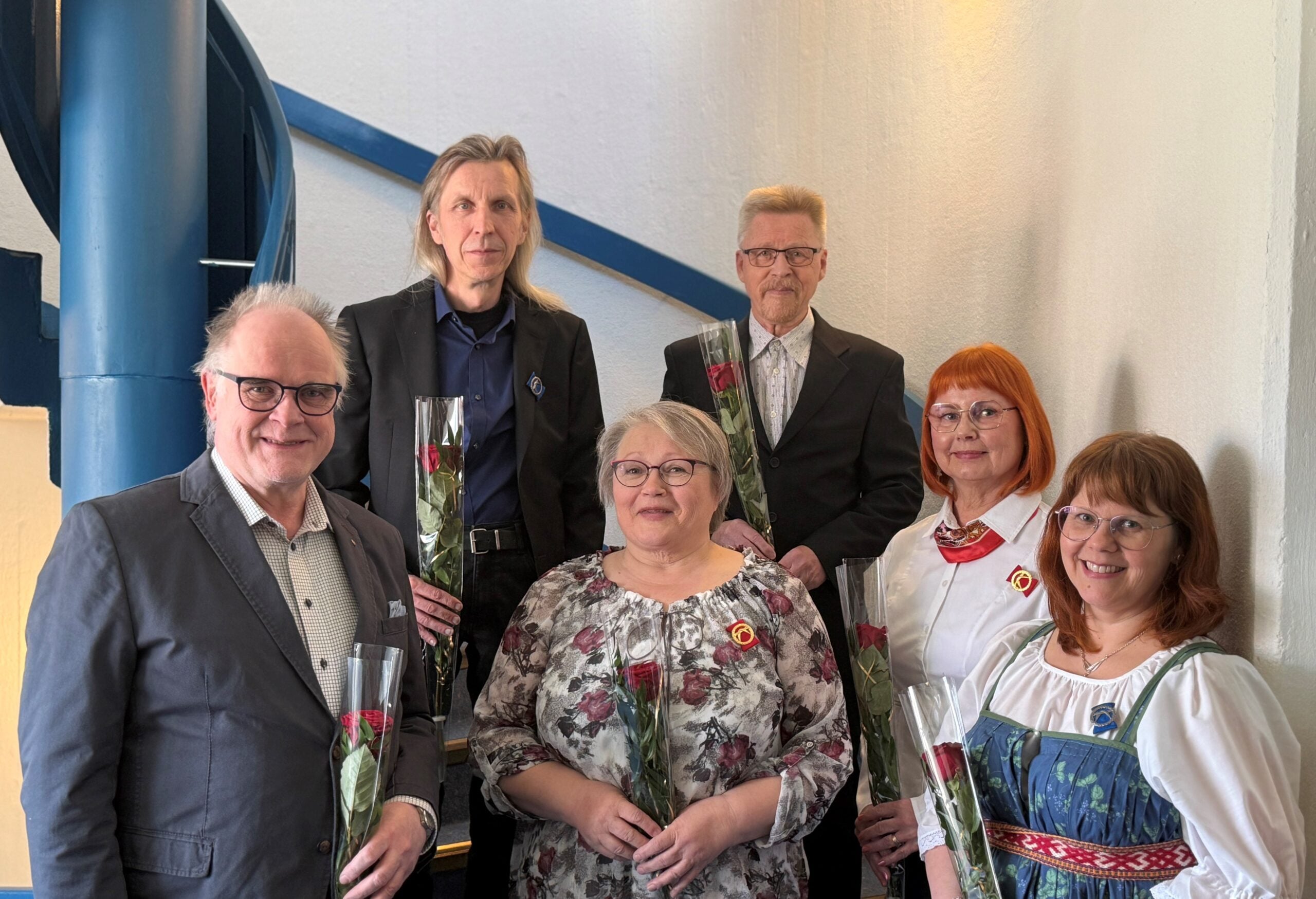 Kaupunki palkitsi pitkäaikaisia työntekijöitään